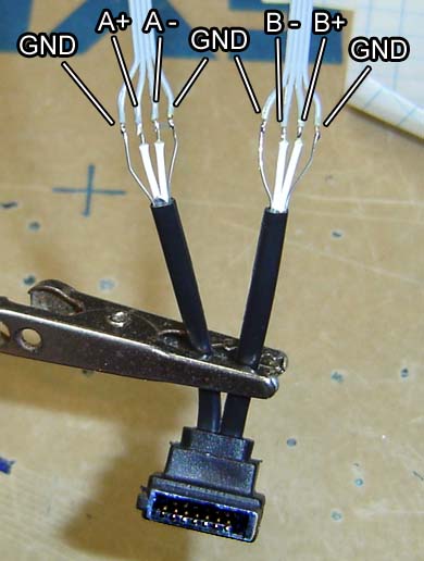 SATA Cable Pinout