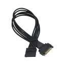 Premium Custom PSU Extension Cable 15 Pin SATA Power