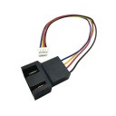 4 Pin PicoBlade 1.25mm to 4 Pin Standard PC PWM Fan Adapter Cable