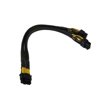 12VHPWR 16 Pin to 2 x CPU EPS 8 Pin GPU Power Cable for Lenovo PX P7