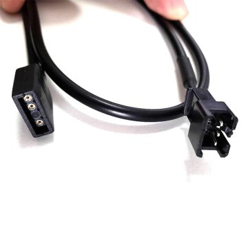 Lian Li LED ARGB 3 Pin Male to 5v RGB 3 Pin Female Adapter Cable - MODDIY