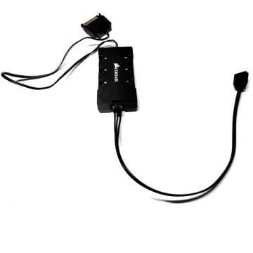 Corsair RGB LED Fan Hub Controller - Black : Electronics