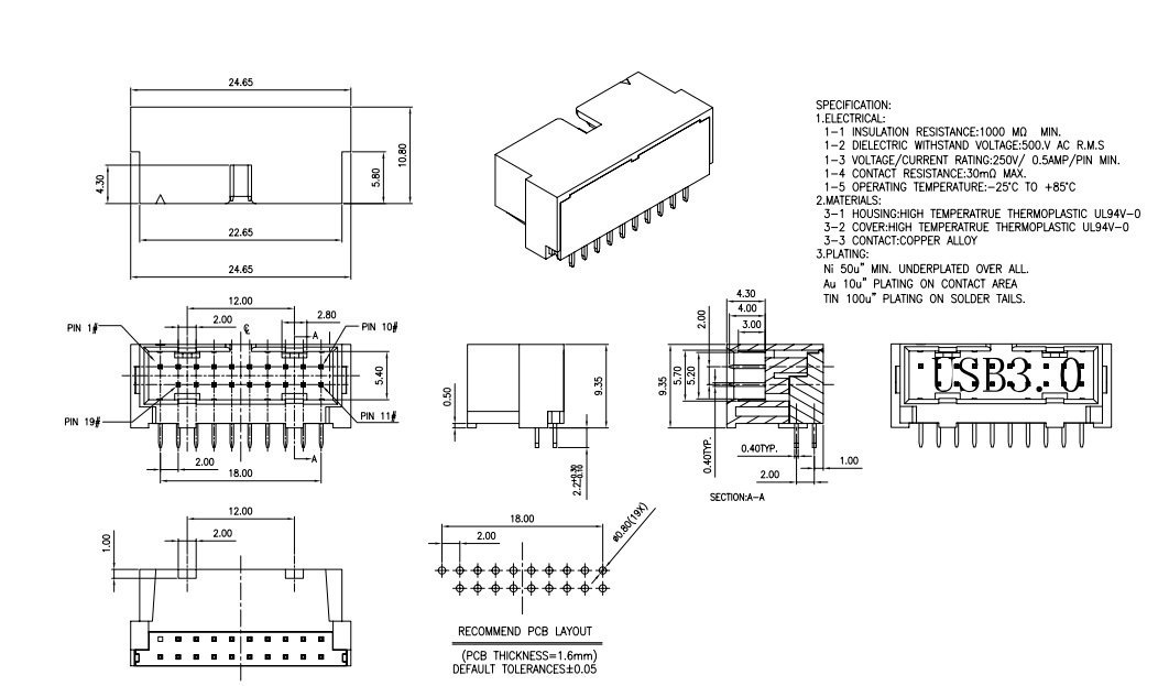 Usb 30 Header Pinout Diagram Pinoutguidecom