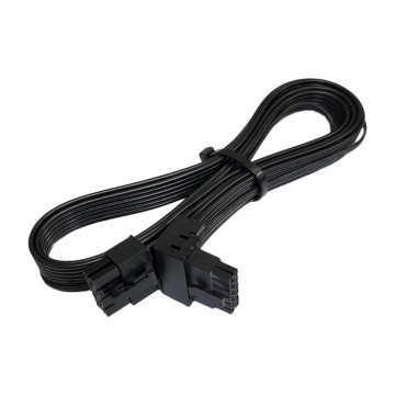 Angled 12VHPWR 600W PCIe 5.0 Single 8 Pin to 16 Pin Cable for Dell R730