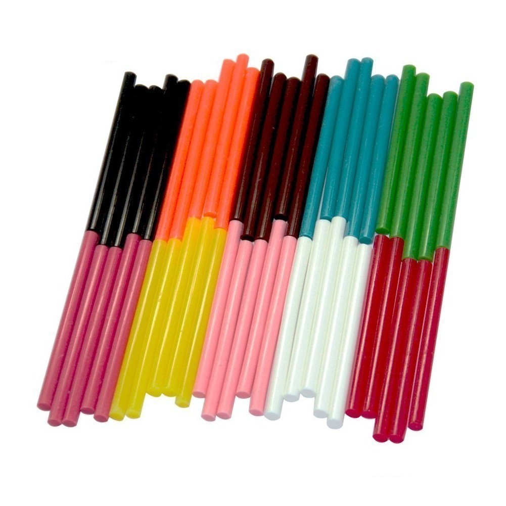 Color Hot Glue Sticks 7mm 10 Colors - MODDIY