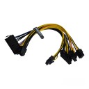 PSU 24 8 Pin to 18 12 10 8 Pin Adapter Cable 30cm for HP Z840 Workstation