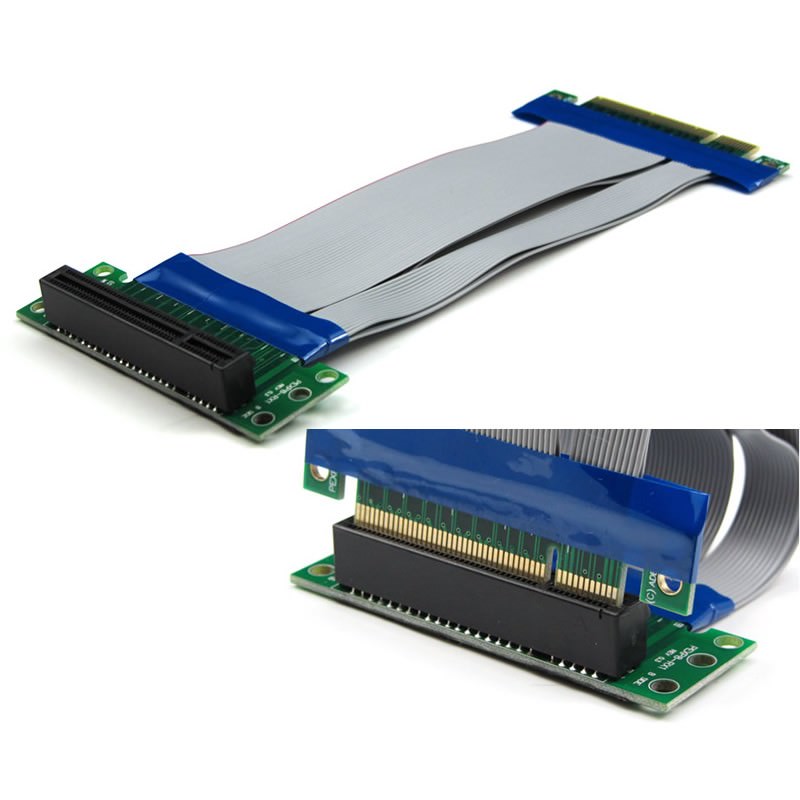 Купить Райзер шлейфовый PCI-E 1x-1x 30см