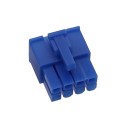 8-Pin PCI-Express Power Female Connector w Pins - Blue