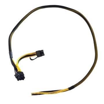 Premium Open End to Dual 8 Pin PCIE Sleeved Cable 30cm to 80cm