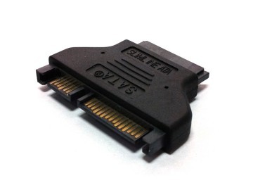 Slimline SATA to SATA Adapter with Power Female to Male - MODDIY