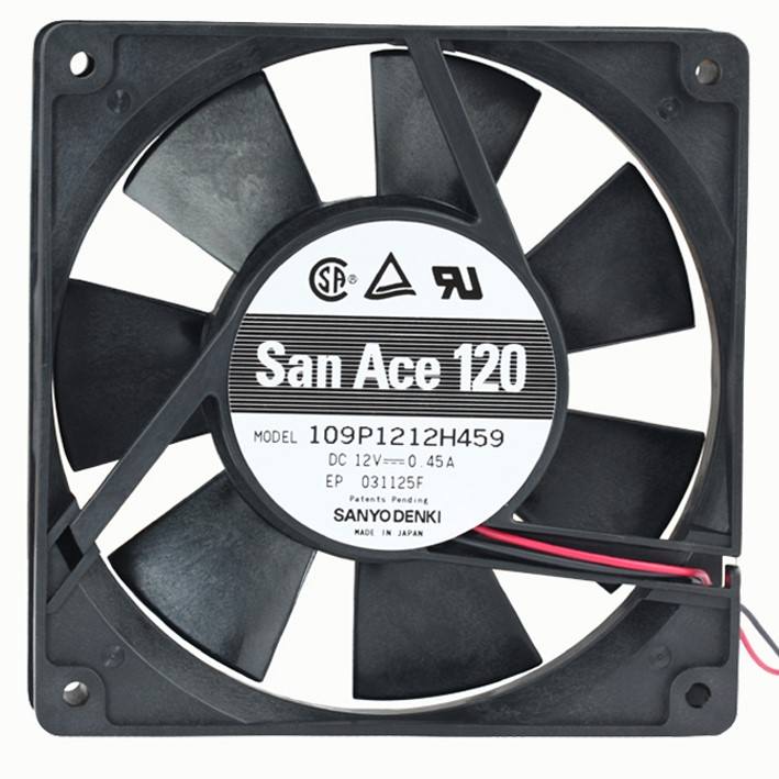 Sanyo San Ace 120 12025 12V 0.45A Fan (109P1212H459) - modDIY.com