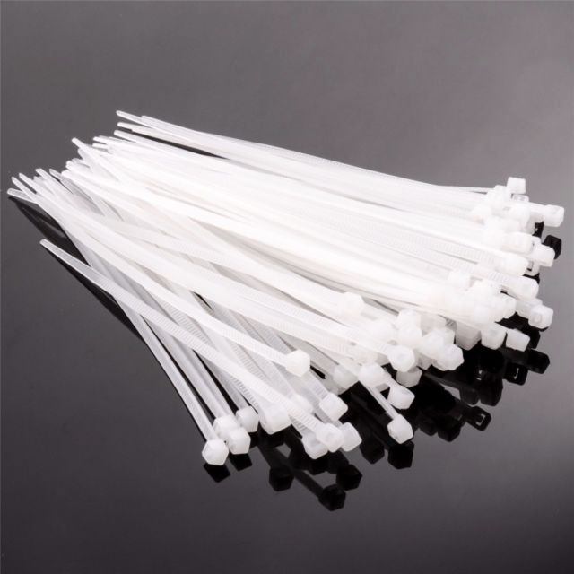 KSS Nylon 66 White Cable Tie 2.5 x 300 mm 100 Pack
