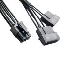 modDIY 4 Pin ATA to 6 Pin PCIE Power Cable 20cm