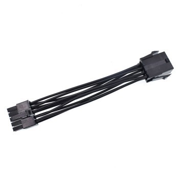 Premium 8 Pin CPU Power to 10 Pin CPU Adapter Cable 10cm All Black