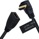 HDMI 2.1 8K Ultra HD 48Gbps 90 Degree Angle Male to Female Cable