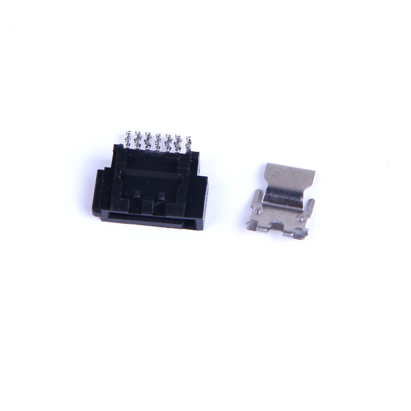 Serial ATA SATA Data Cable Connector for DIY - modDIY.com