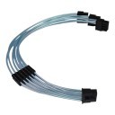 ATX 3.0 PCIe 5.0 600W 3 x 8 Pin to 12VHPWR 16 Pin Silver Cable for Corsair