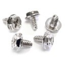 M3.5 x 6mm Silver Screws (6#-32X6)