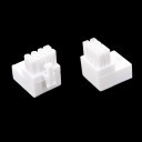 GPU VGA PCIe 8 Pin 6 Pin 90 Degree Up Down Angle Power Adapter White