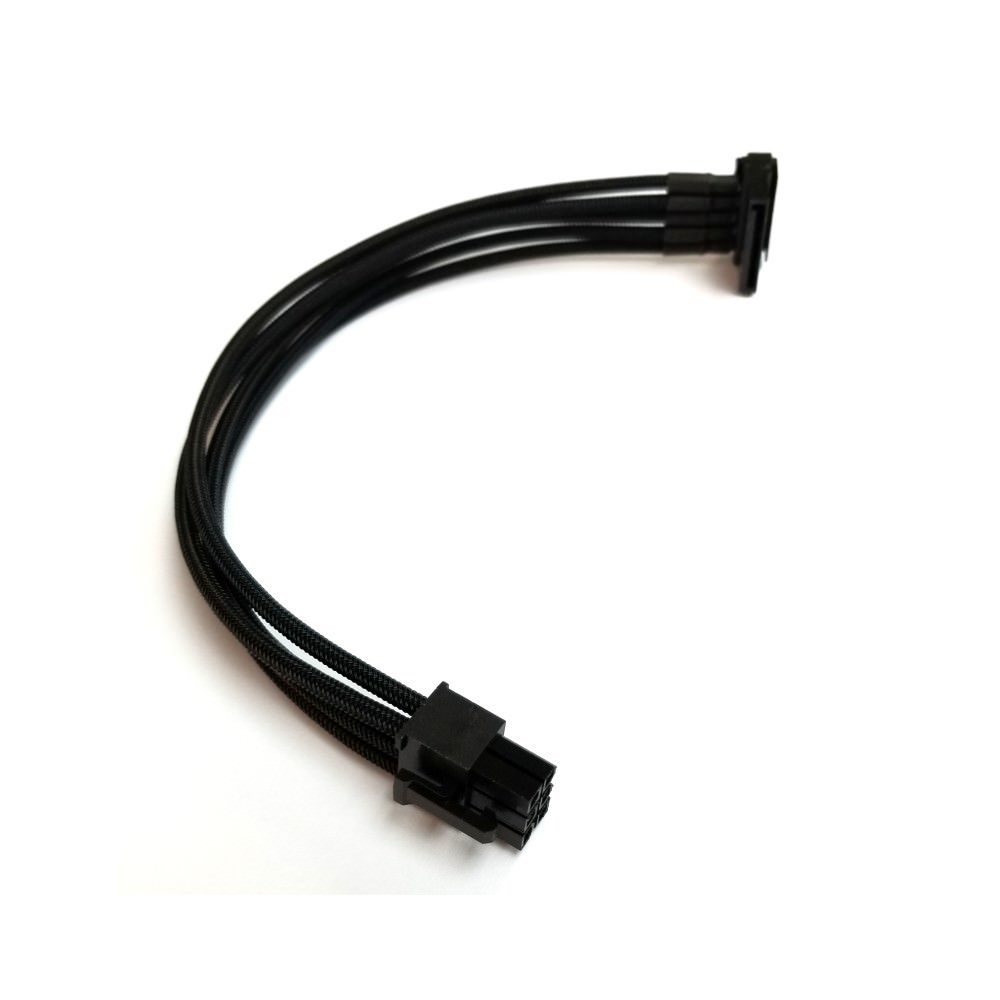 Corsair CX750M 6 Pin to SATA Power Single Sleeved Modular Cable (20cm