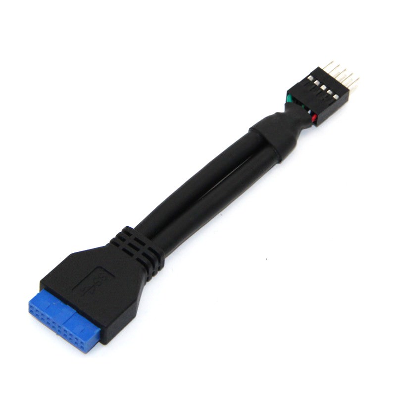 USB 3.0 19 Pin Female to USB 2.0 9 Pin Male Header Cable - modDIY.com
