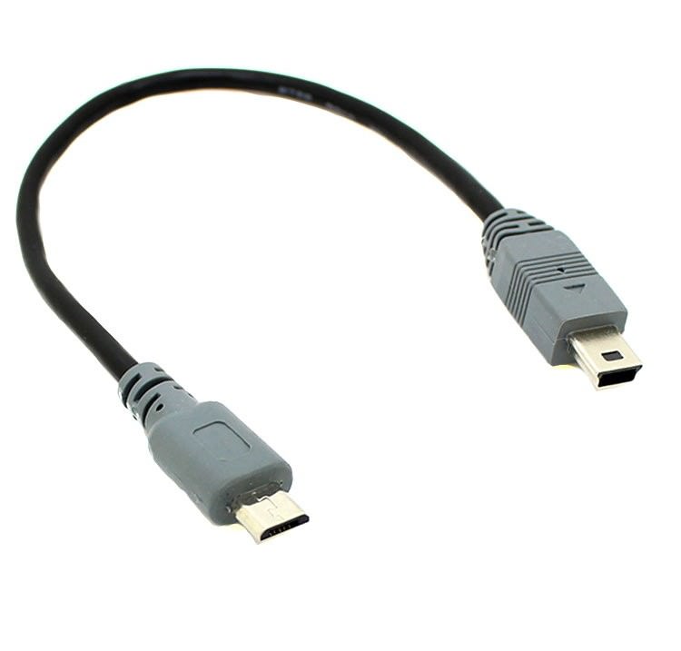 Micro-B Micro Mini-B Male to Male Adapter Cable (OTG) - MODDIY