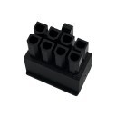 Special 8 Pin PSU Modular Connector with All Rounded Pins