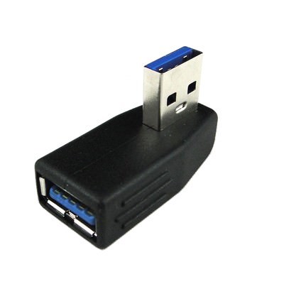 USB 3.0 Female to Male Left Angled Adapter Connector - MODDIY