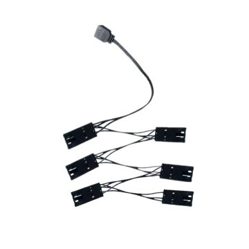 Lian Li LED ARGB 3 Pin Male to 5v RGB 3 Pin Female Adapter Cable - MODDIY