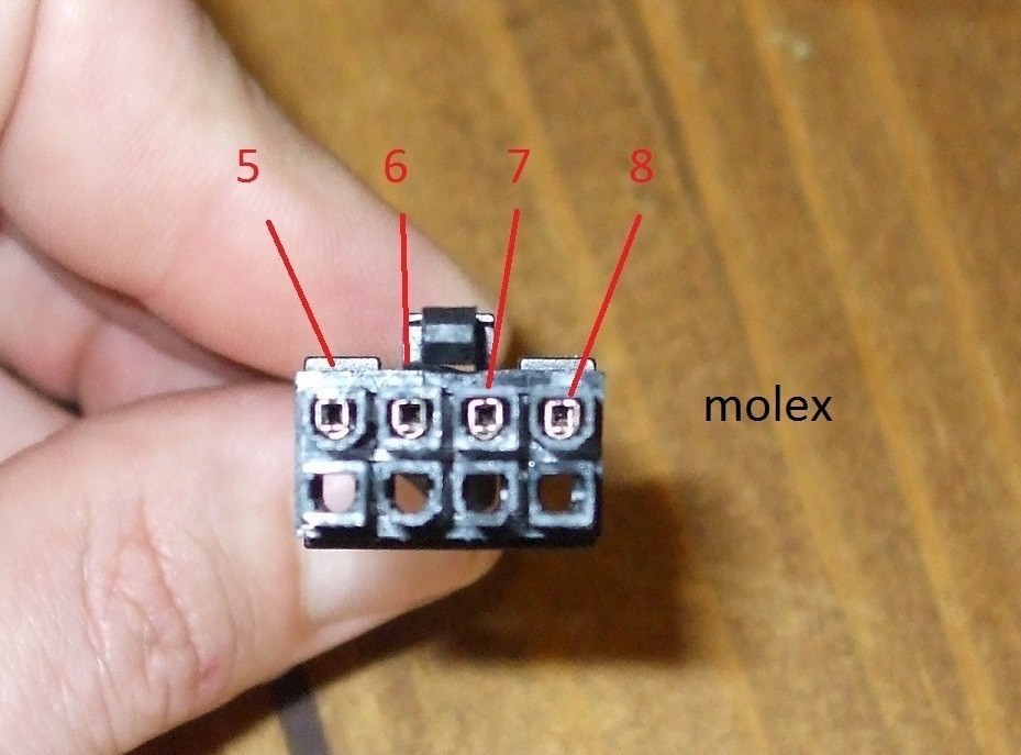 molex 8 pin connector kit