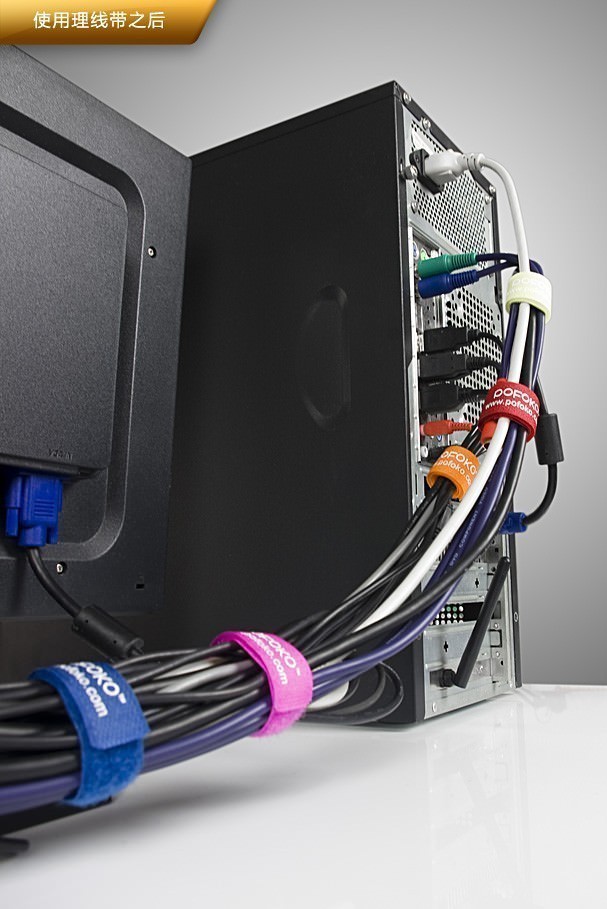 Premium Computer Cable Wire Management Kit Set A 67pcs