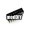 16-Pin ATX Power Male Header Connector - 90% Angled - Black