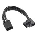 PCIE 8 Pin 90 Degree Left Right Side Angle L Shape GPU Power Cable