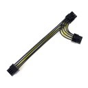 8 Pin CPU to 2x 8 Pin PCIe 30cm GPU Cable for Supermicro